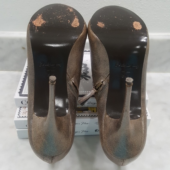 🎉Elizabeth and James Metallic Stiletto Booties - Picture 8 of 8